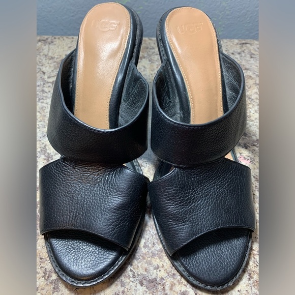 UGG Black Celia Sandals - Picture 1 of 8